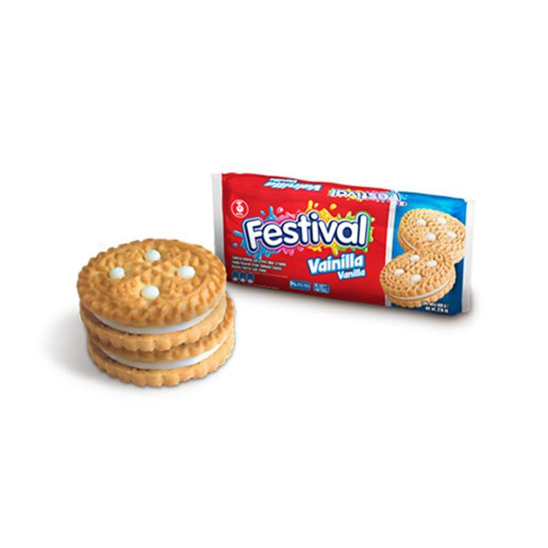 Galletas Festival Vainilla Pack 12 units - Noel Vanilla Biscuits