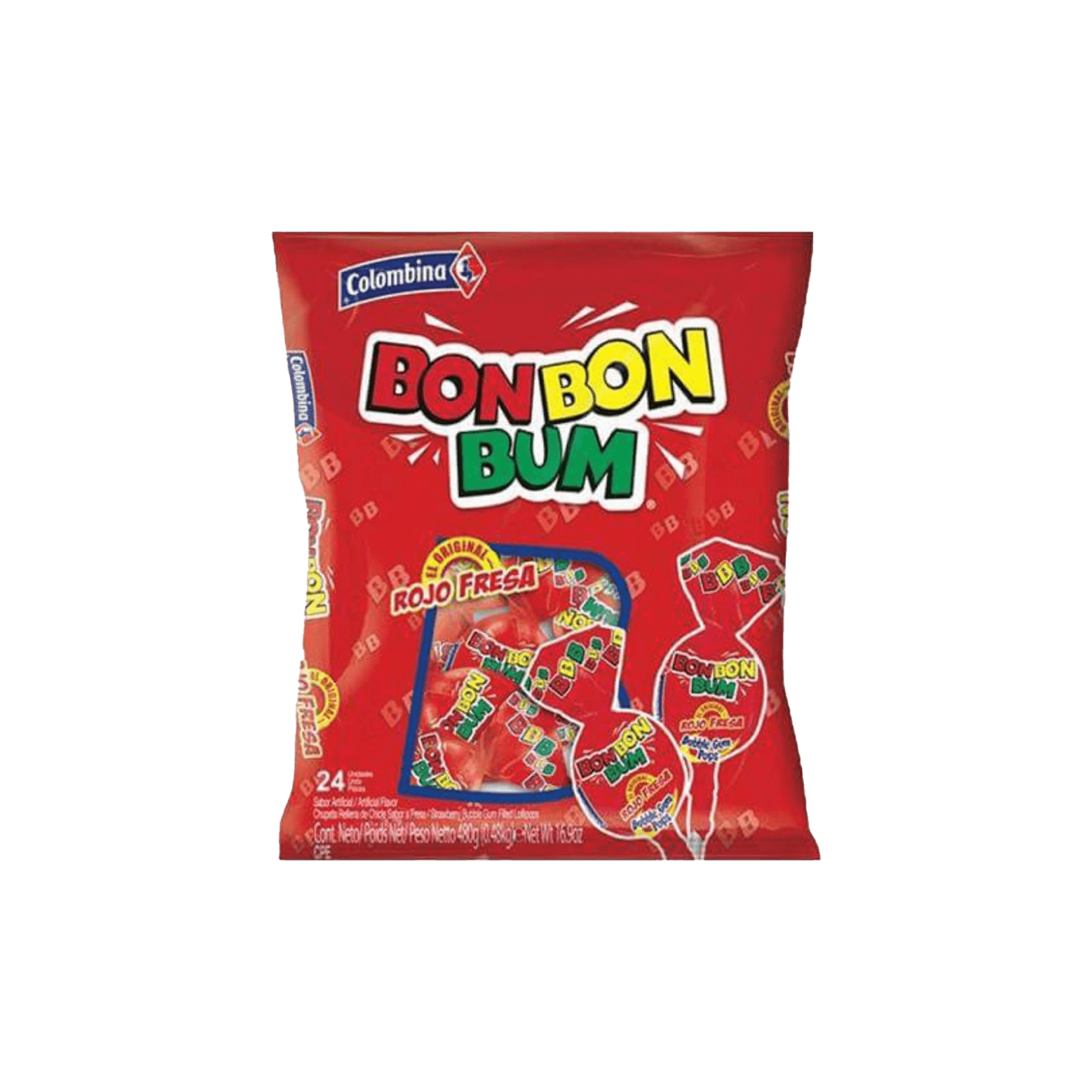 Bon Bon Bum Fresa 24 units