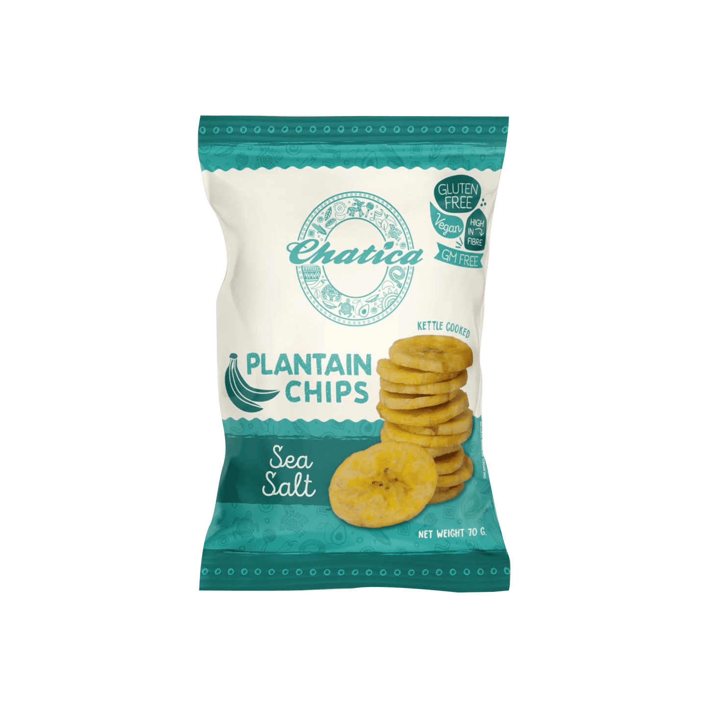 Chatica Platanitos con Sal Marina 70g