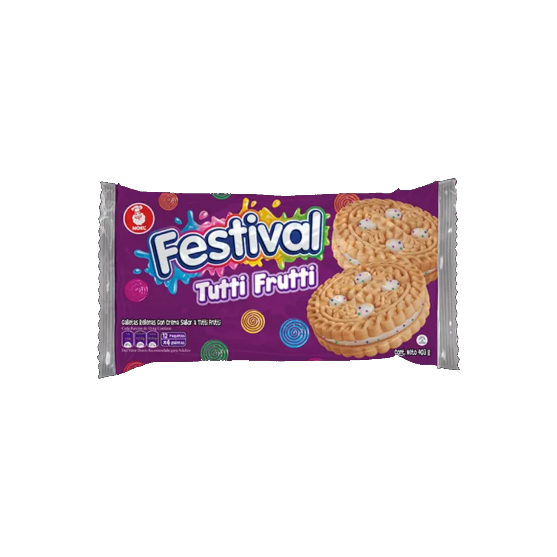 Galletas Festival Tutti Frutti 415g