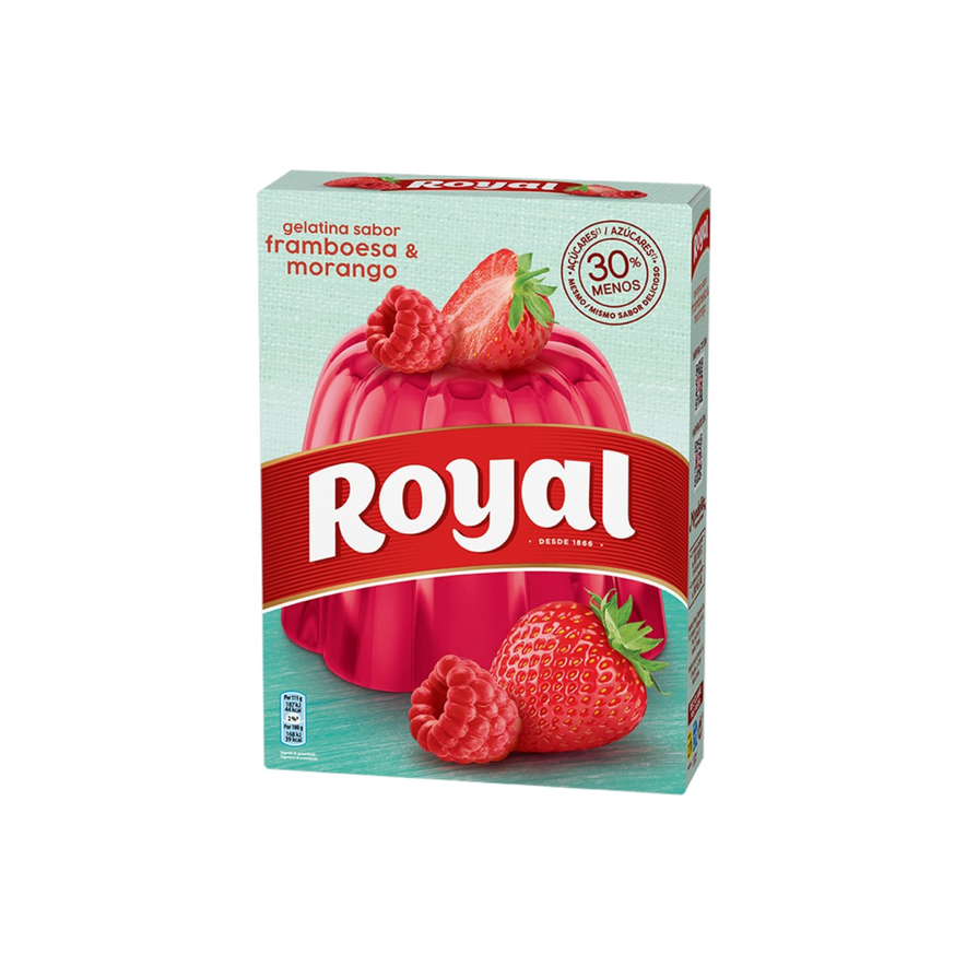 Gelatina Royal Fresa y Frambuesa