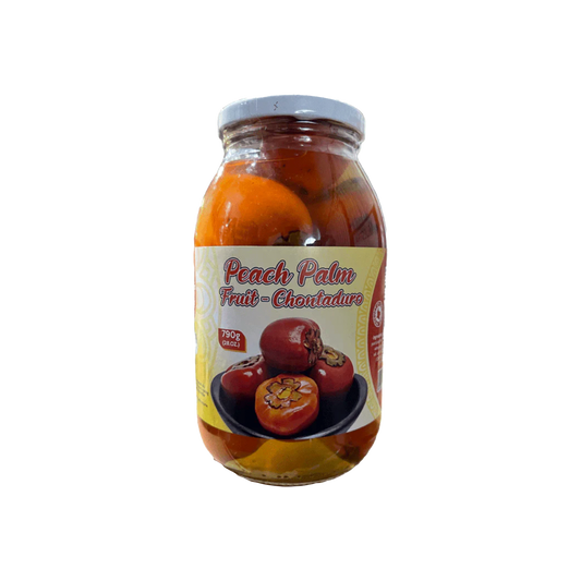 Chontaduro en Almibar