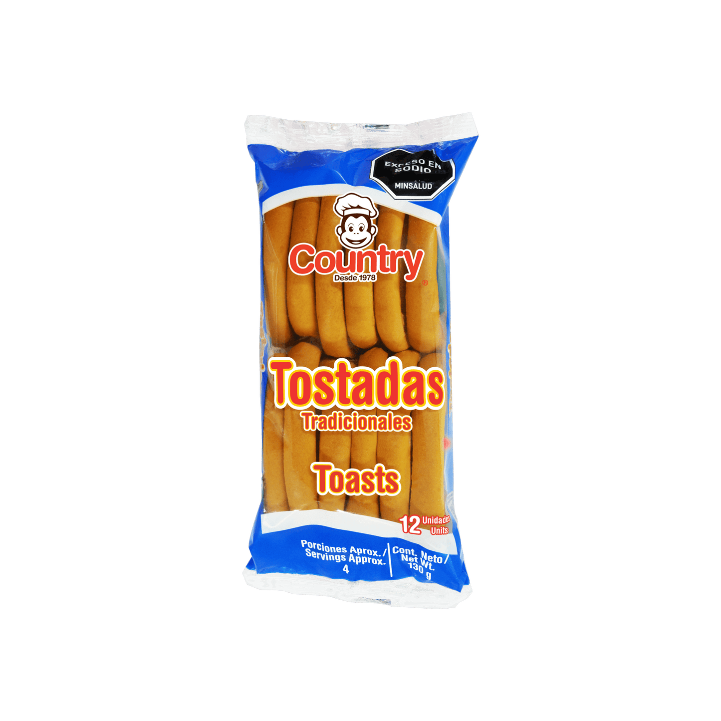 Tostadas El Country 12 units
