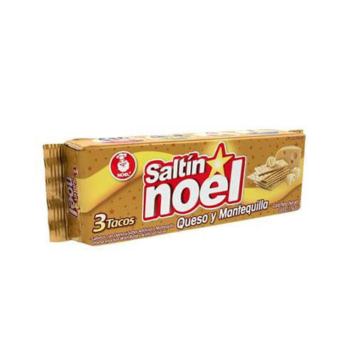 Noel Saltin Crackers Queso Mantequilla  385g pack - Chatica