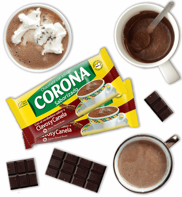 Its a packet of Corona Chocolate Cloves & Cinnamon with hot chocolate